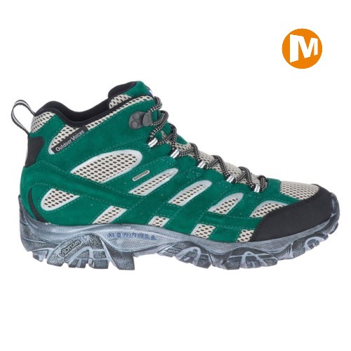 Pánské Zimní Boty Merrell Moab 2 Mid Waterproof X Outdoor Voices Zelene (CZ. YKBOS)